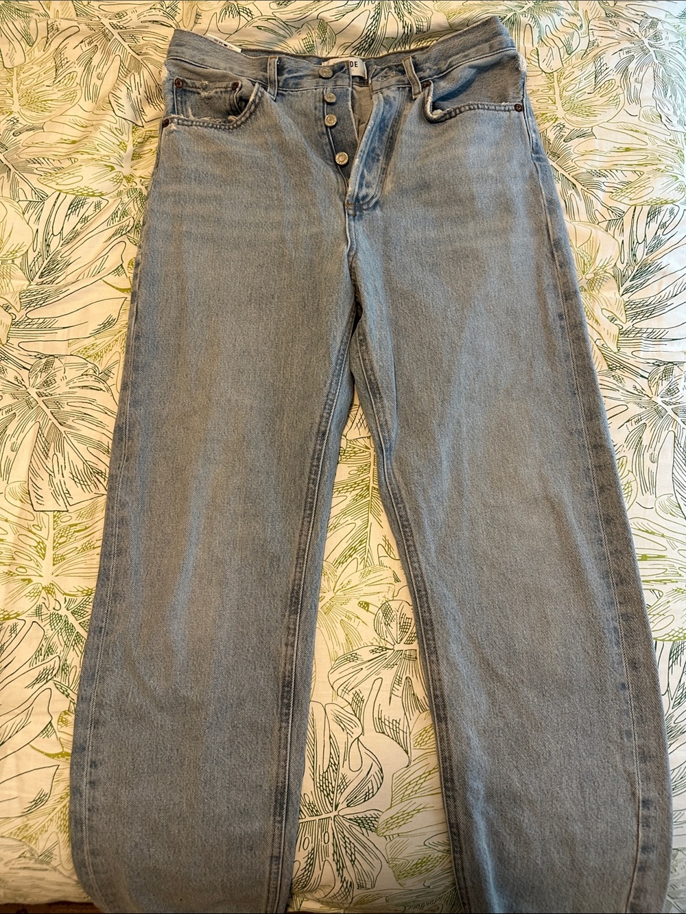 AGOLDE 90s Straight Jean in Snapshot NWOT 26